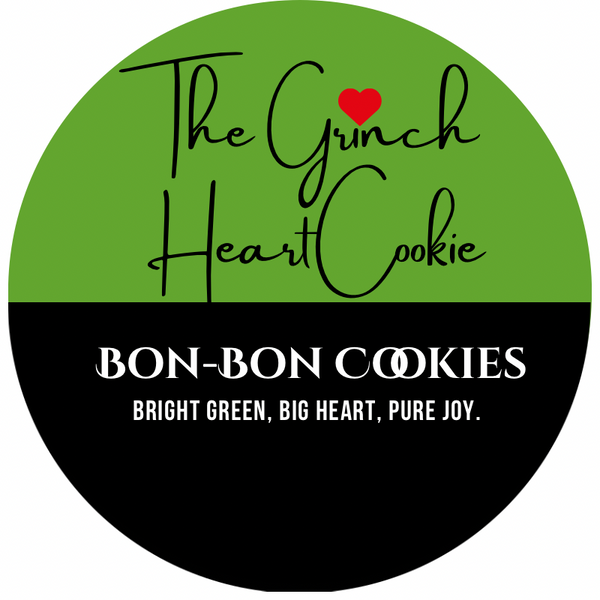 The Grinch Heart Cookie – 3 oz❤️